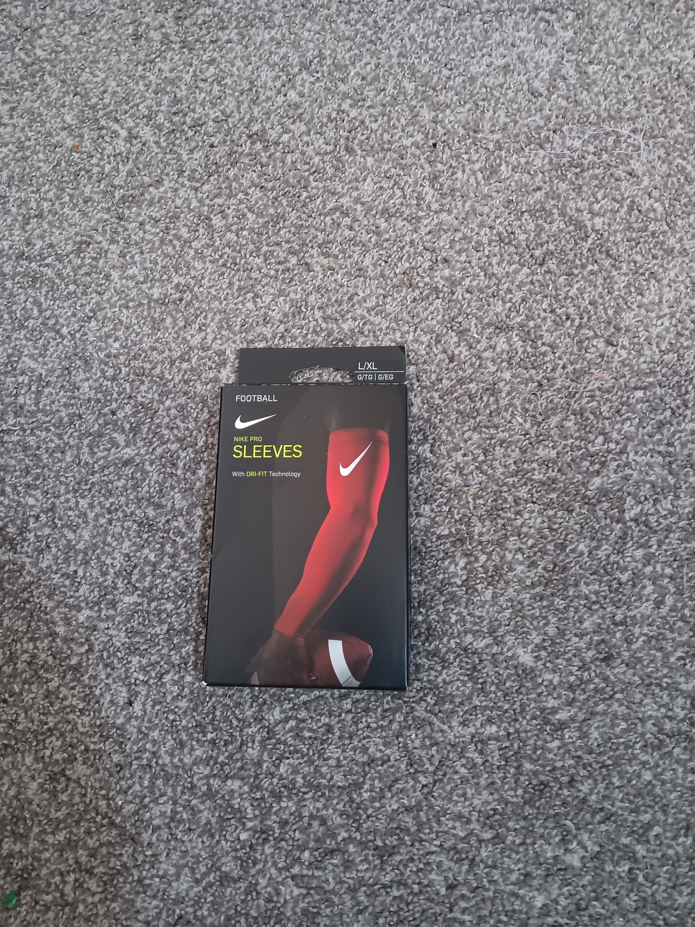 Nike Red Compression Sleeves for Football - L/XL